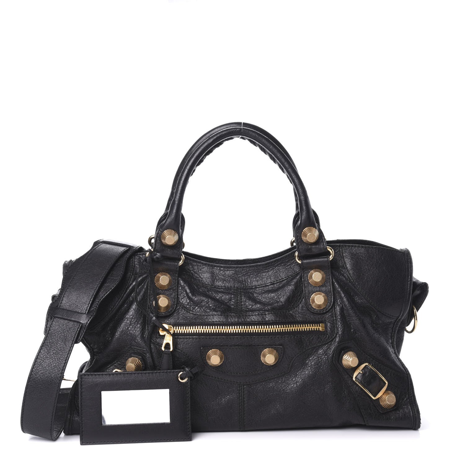 Balenciaga Agneau Giant 21 Gold Hardware Part Time Black 1 of 7
