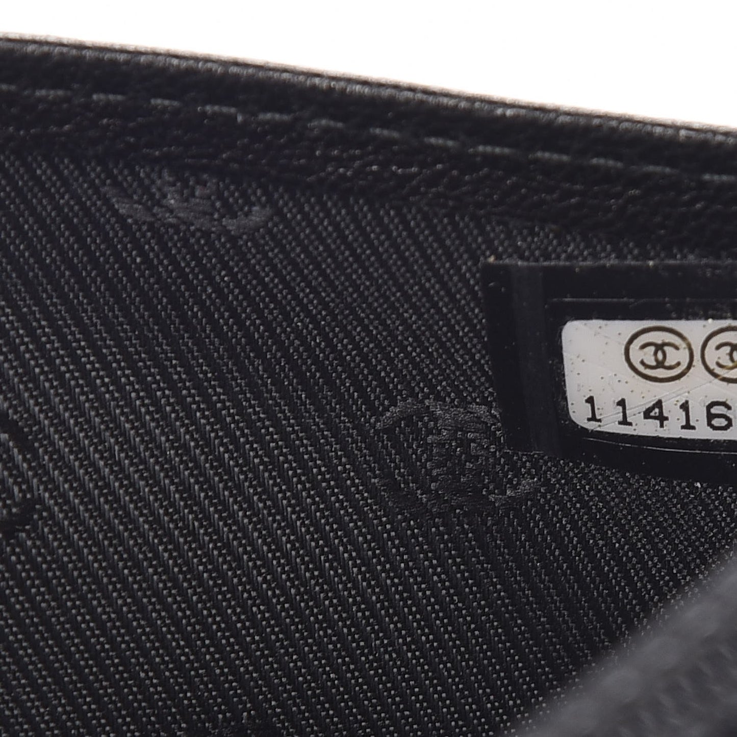 Goatskin Wallet on Chain WOC Black