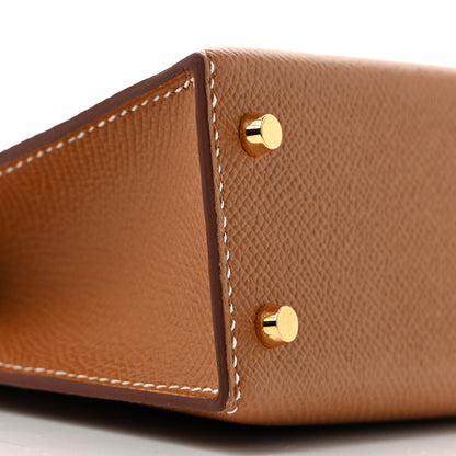 Hermes Epsom Mini Kelly Sellier 20 Gold 8 of 10