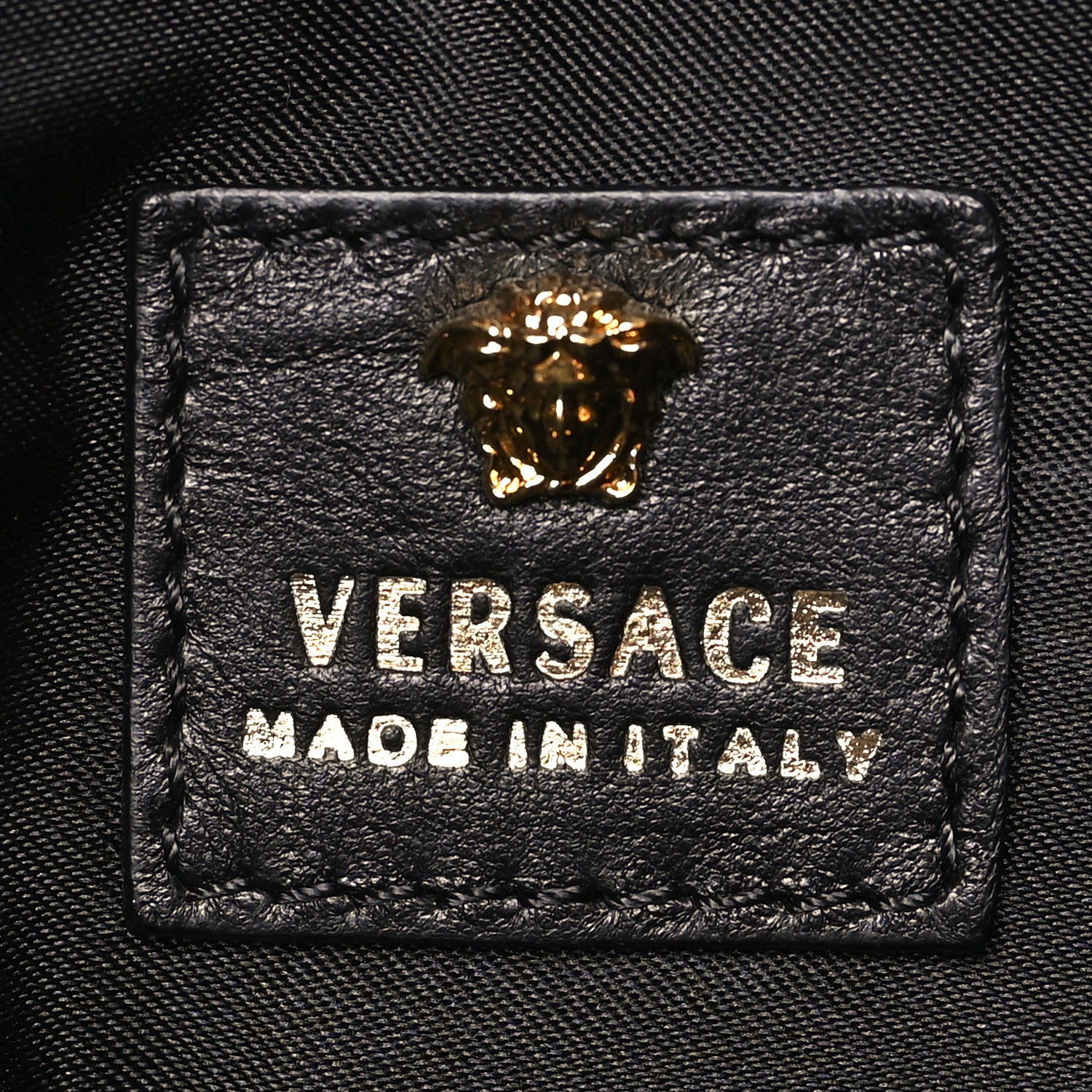Versace Nappa Palazzo Sultan Shoulder Bag Black 6 of 9