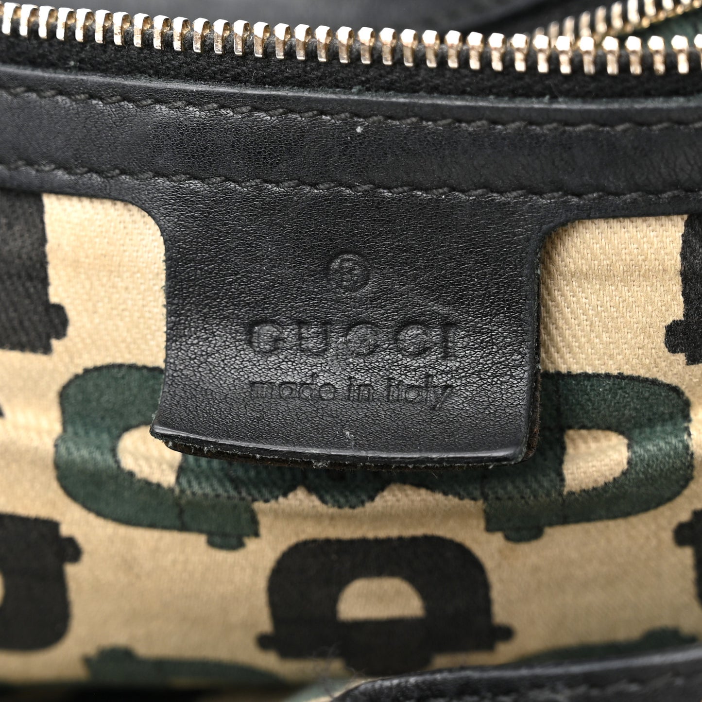 Guccissima Small Pelham Shoulder Bag Black