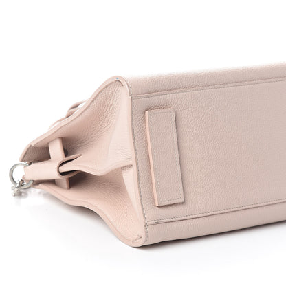 Saint Laurent Grained Calfskin Baby Sac De Jour Souple Marble Pink 8 of 9