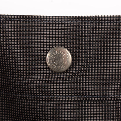 Hermes Canvas Herline MM Tote Grey 2 of 13