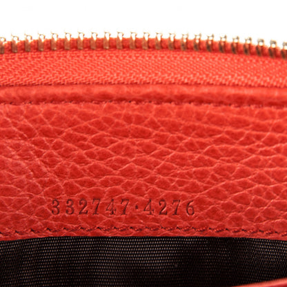 Gucci Pebbled Calfskin Donna Long Wallet Red 7 of 7