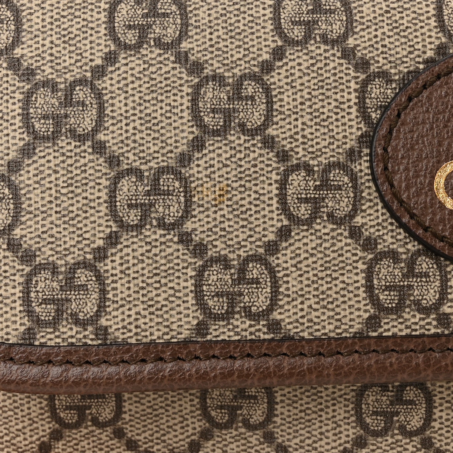 Gucci GG Supreme Monogram Neo Vintage Web Belt Bag Brown 12 of 12