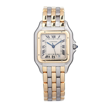 Cartier Stainless Steel 18K Yellow Gold 27mm Panthere Quartz Watch 1 of 4