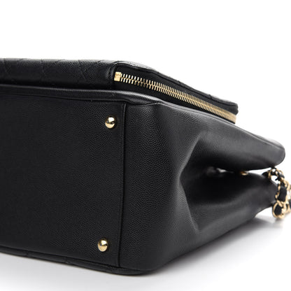Chanel Caviar Quilted Small Business Affinity Shopping Bag Black 9 of 10