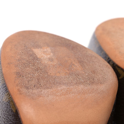 Louis Vuitton Patent Monogram Ritual Fetish Platform Pumps 36 8 of 9