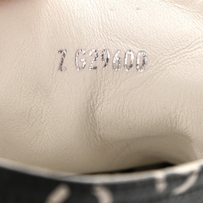 Chanel Lambskin Printed CC Lace Up Espadrilles 38 Black White 10 of 15