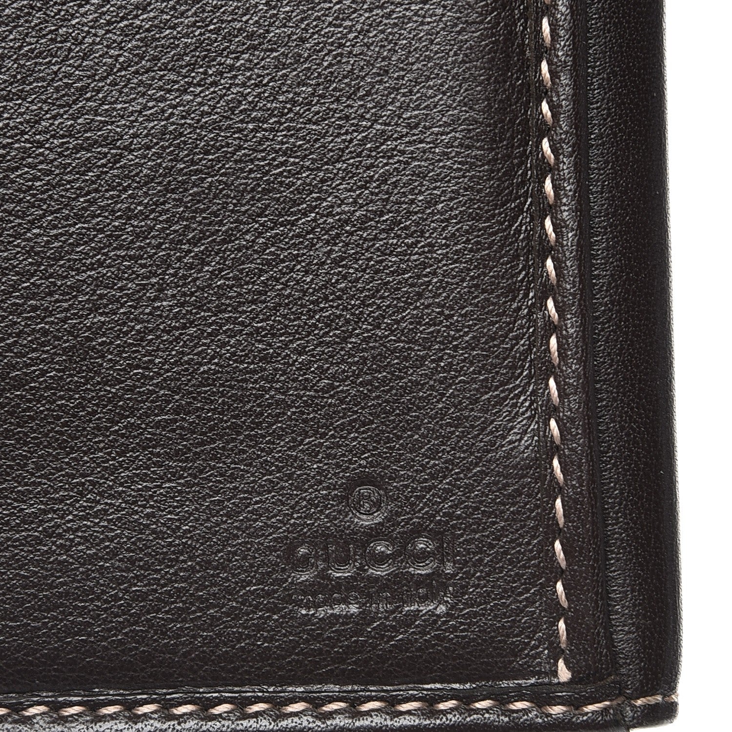 Gucci Monogram Heart Continental Wallet Dark Brown 6 of 7