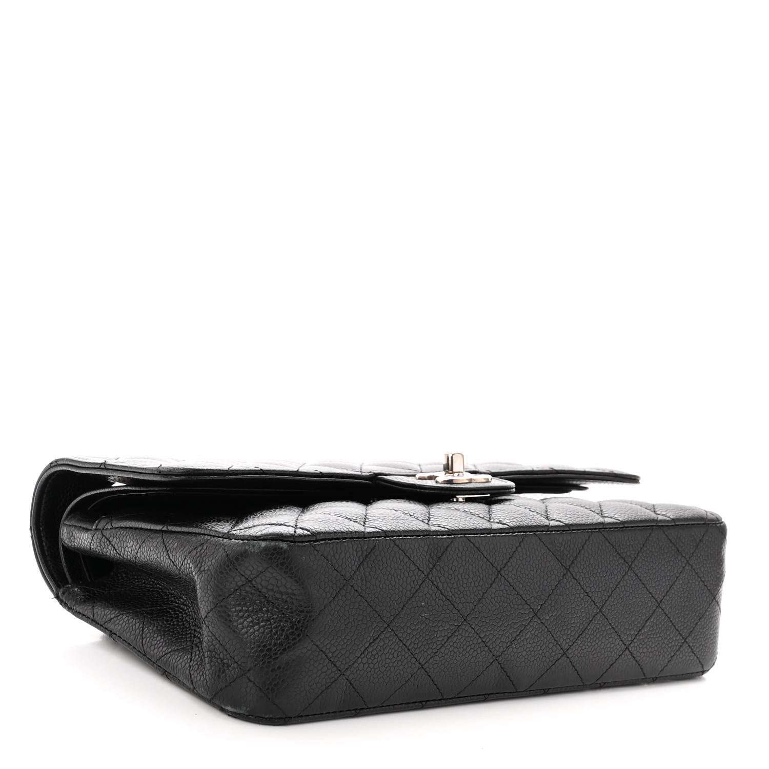 Chanel Caviar Quilted Medium Double Flap Black 4 of 13