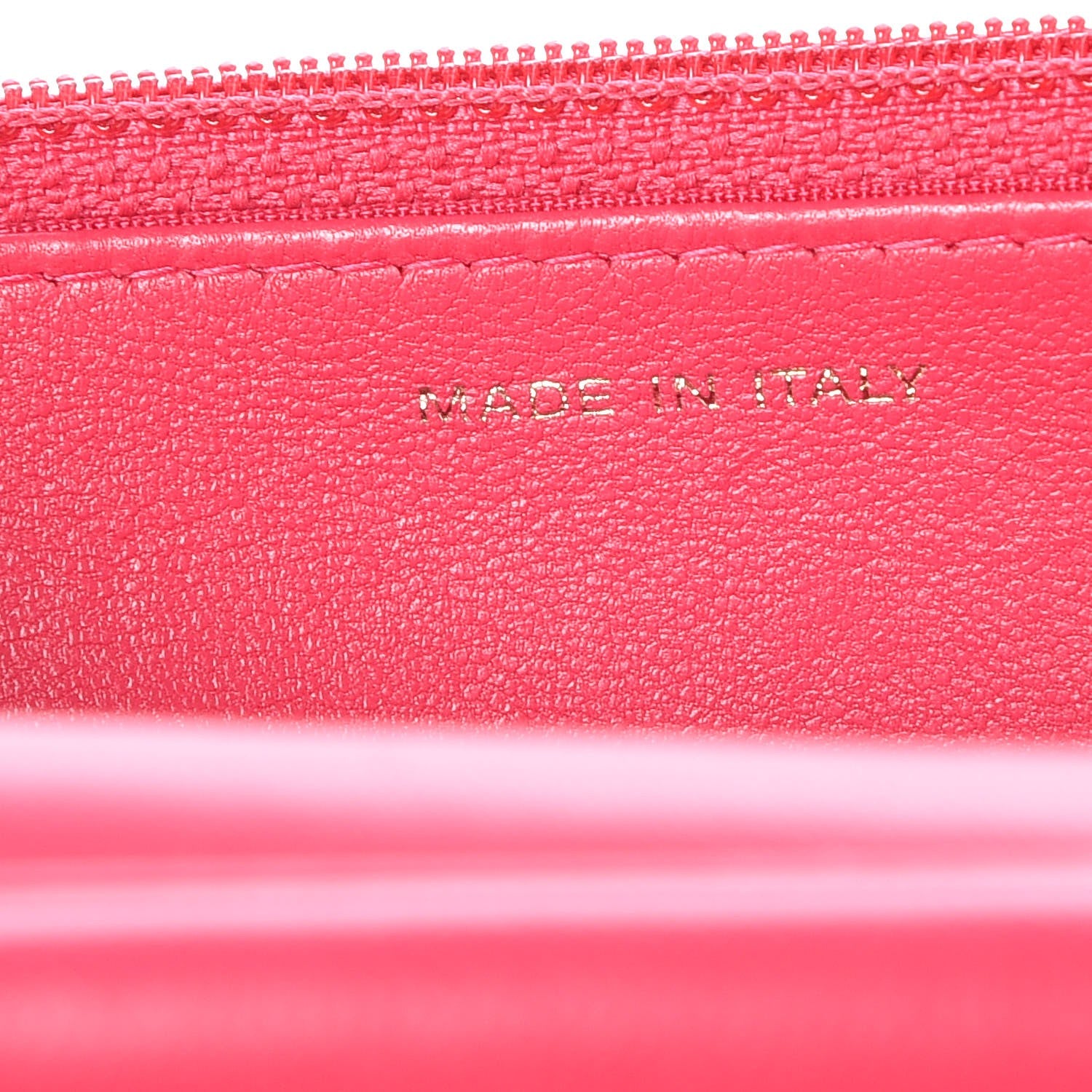 Chanel Lambskin Quilted Boy Wallet On Chain WOC Fuchsia 6 of 9