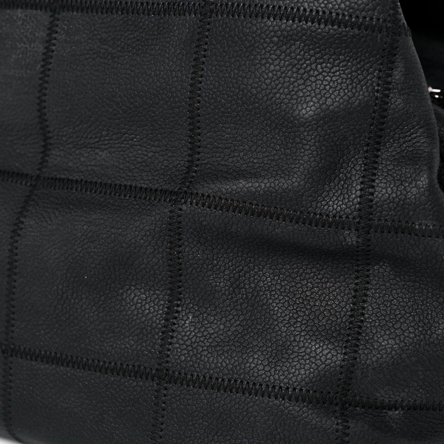 Chanel Caviar Square Stitched Tote Black 16 of 23