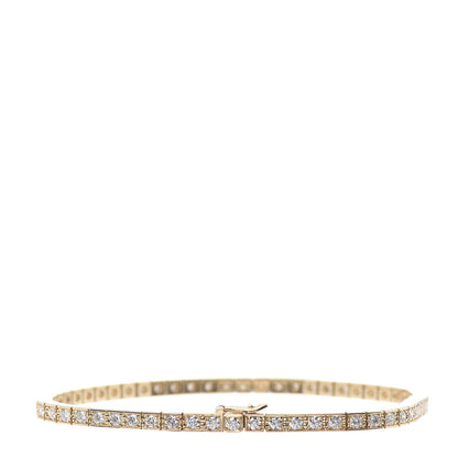 Cartier 18K Yellow Gold Diamond Lanieres Bracelet 15 3 of 6