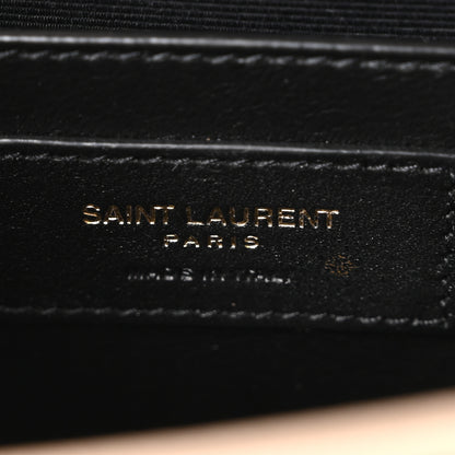 Saint Laurent Grain De Poudre Small Monogram Kate Satchel Dark Beige 6 of 10