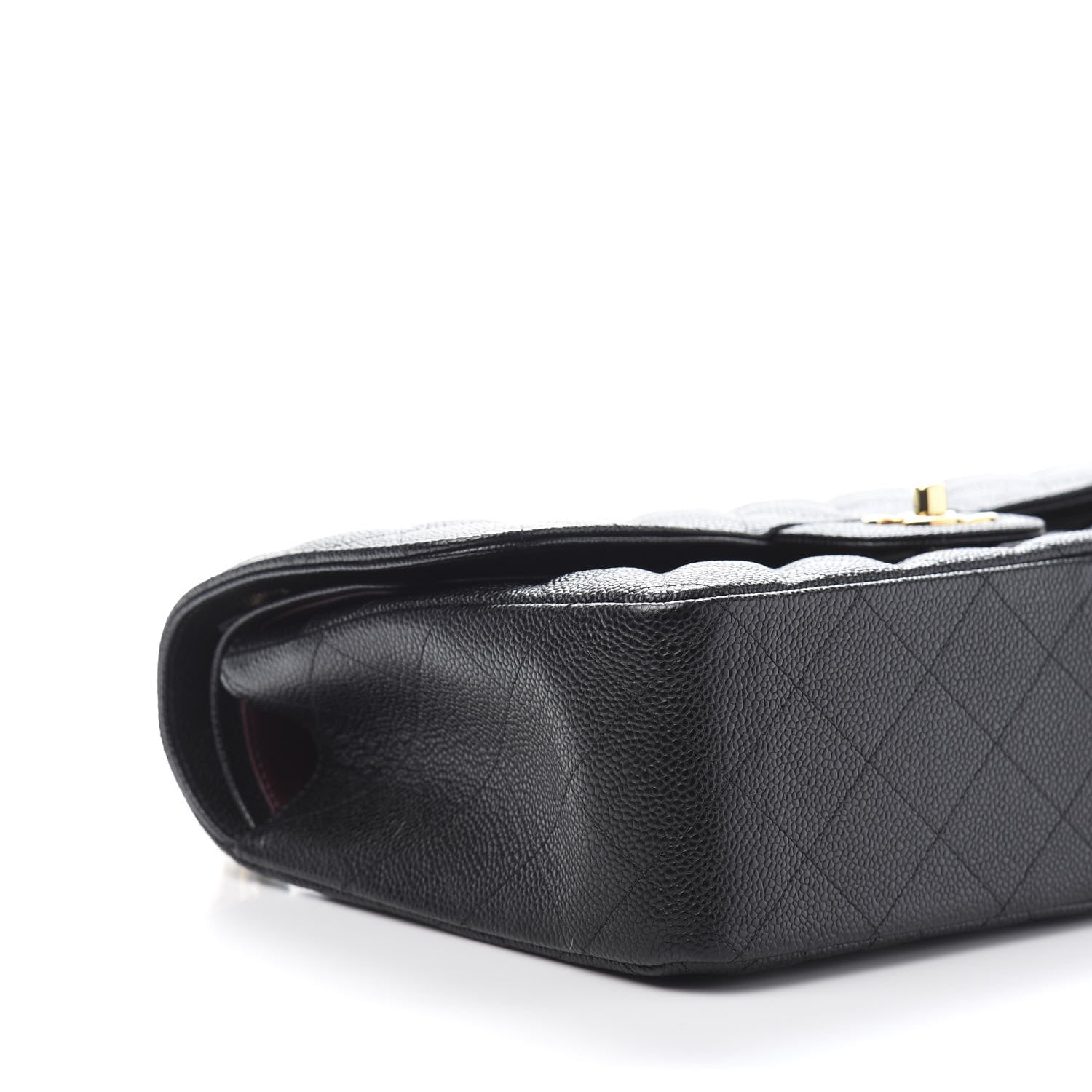 Chanel Caviar Quilted Jumbo Double Flap Black 8 of 11