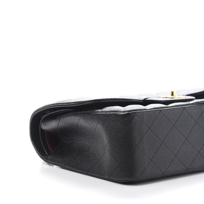 Chanel Caviar Quilted Jumbo Double Flap Black 8 of 11