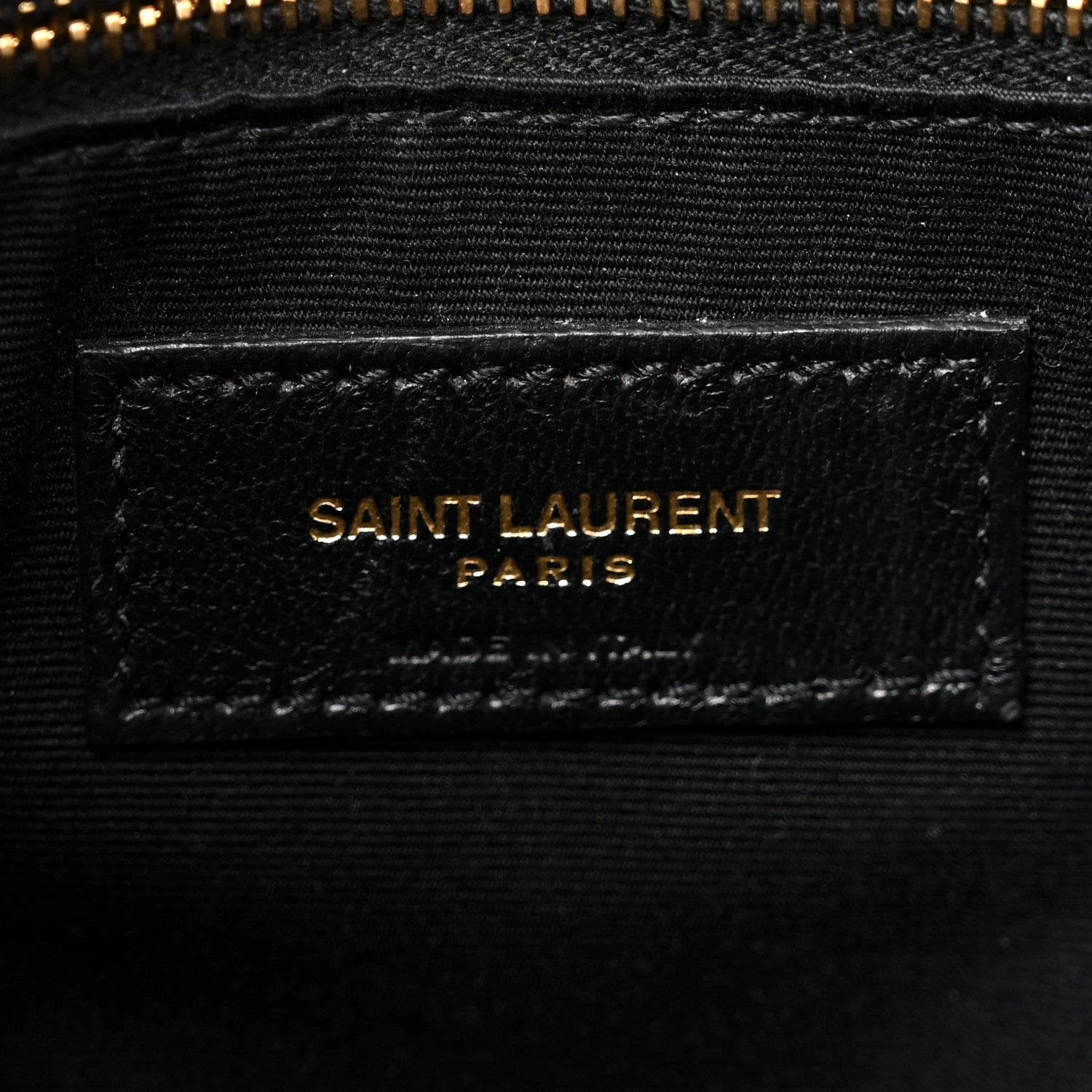 Saint Laurent Calfskin Y Quilted Monogram Medium Loulou Chain Satchel Dark Beige 7 of 12
