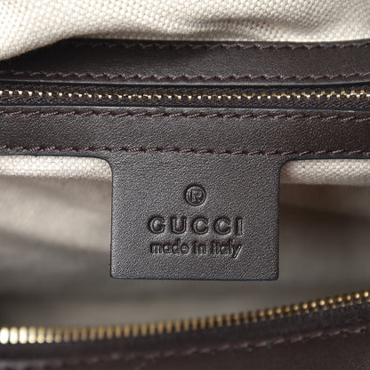 Gucci Monogram Vintage Web Medium Boston Dark Brown 7 of 14