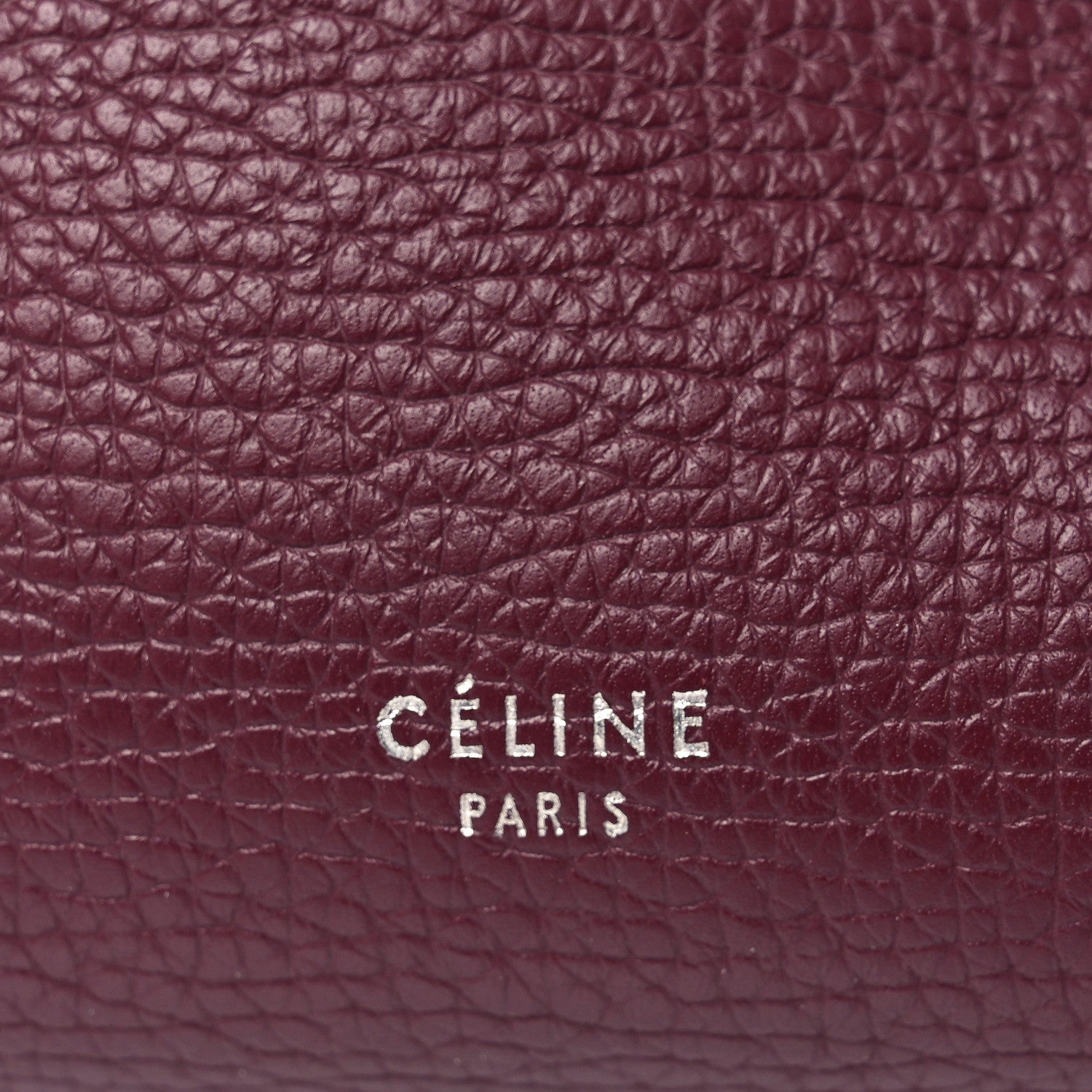 Celine Supple Grained Calfskin Small Big Bag Wine 6 of 9