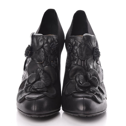 Valentino Garavani Calfskin Knit Techno Couture Booties 38 Black 2 of 7