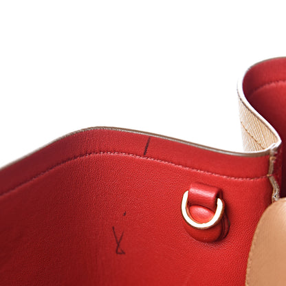 Prada Saffiano Cuir Medium Double Bag Caramel 8 of 16