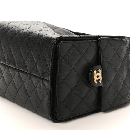 Chanel Caviar Quilted Medium Chanel 25 Handbag Black 11 of 11