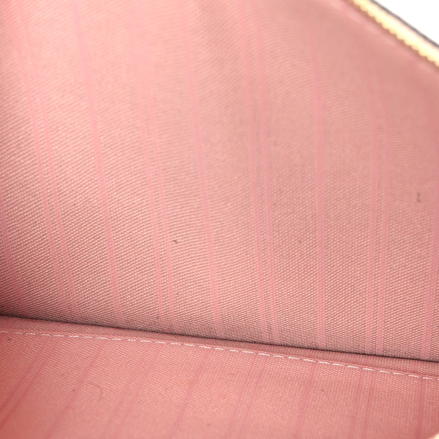 Damier Ebene Neverfull MM GM Pochette Rose Ballerine