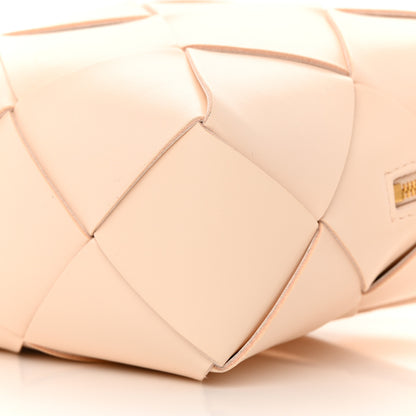Bottega Veneta Lambskin Maxi Intrecciato Mini Cassette Camera Bag Macaroon 9 of 9