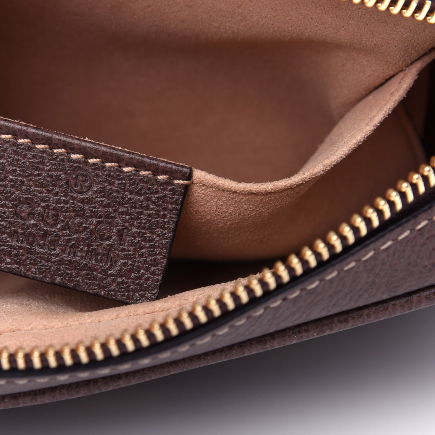 Gucci GG Supreme Monogram Web Mini Ophidia Shoulder Bag Brown 6 of 10