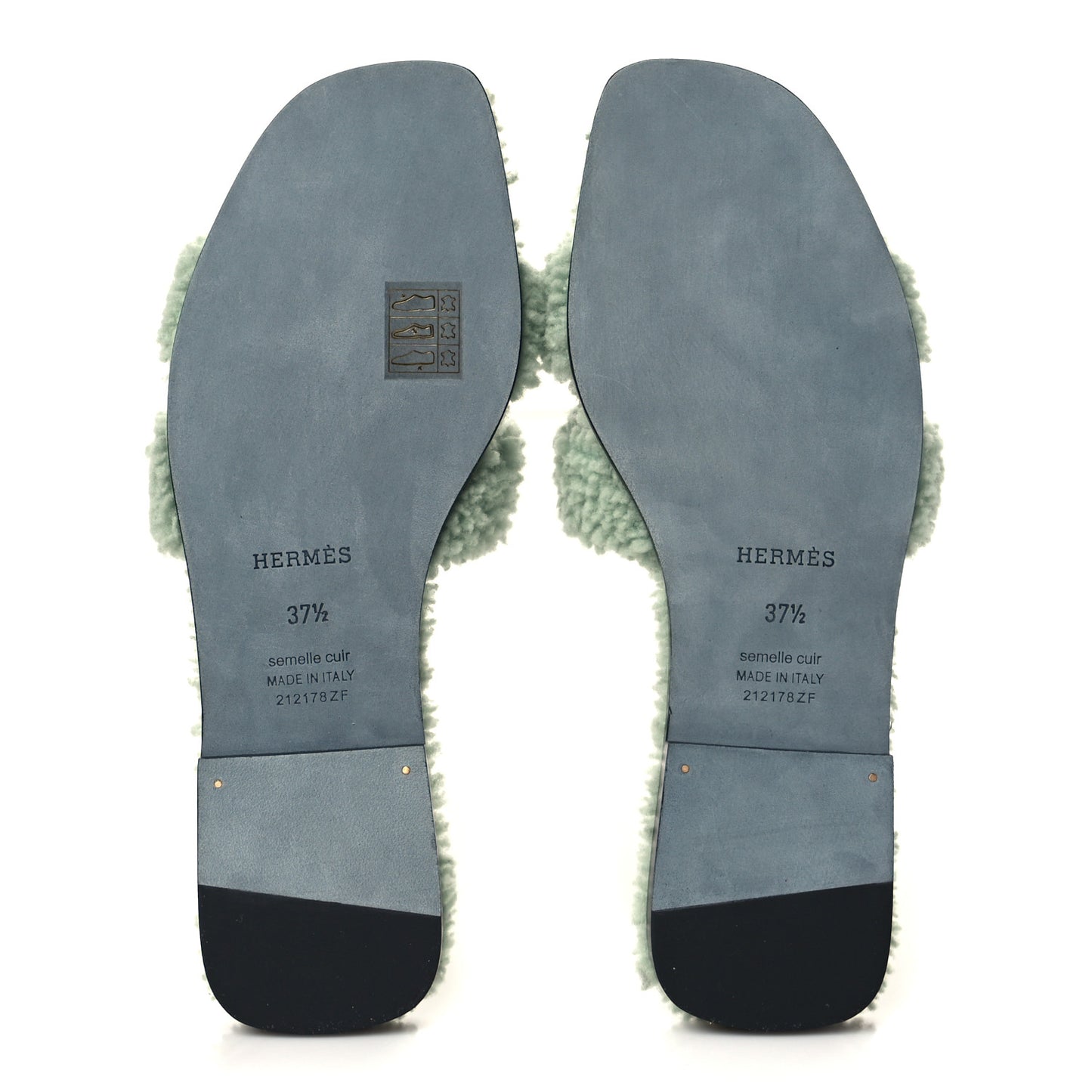 Woolskin Oran Sandals 37.5 Vert D’Eau