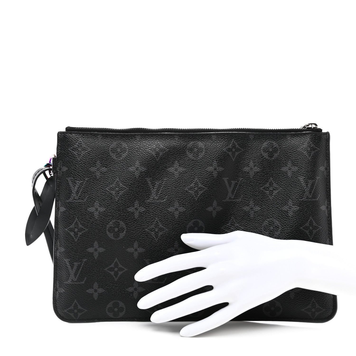 Louis Vuitton Monogram Eclipse Fragment Cabas Light Pochette 2 of 7
