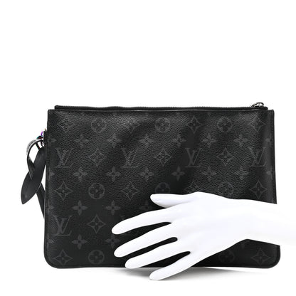 Louis Vuitton Monogram Eclipse Fragment Cabas Light Pochette 2 of 7