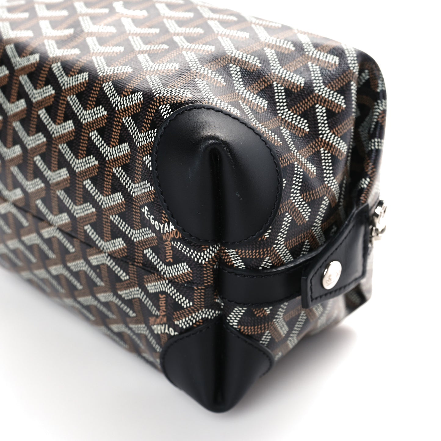 Goyardine Boeing 25 Trousse de Toilette Black
