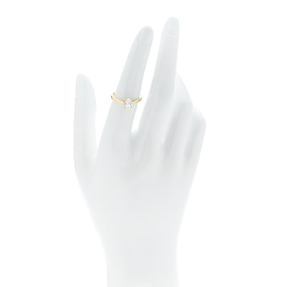 Parker & West by FASHIONPHILE 18K Yellow Gold Diamond .51ct Oval Cut Solitaire Engagement Ring  52 6 2 of 5