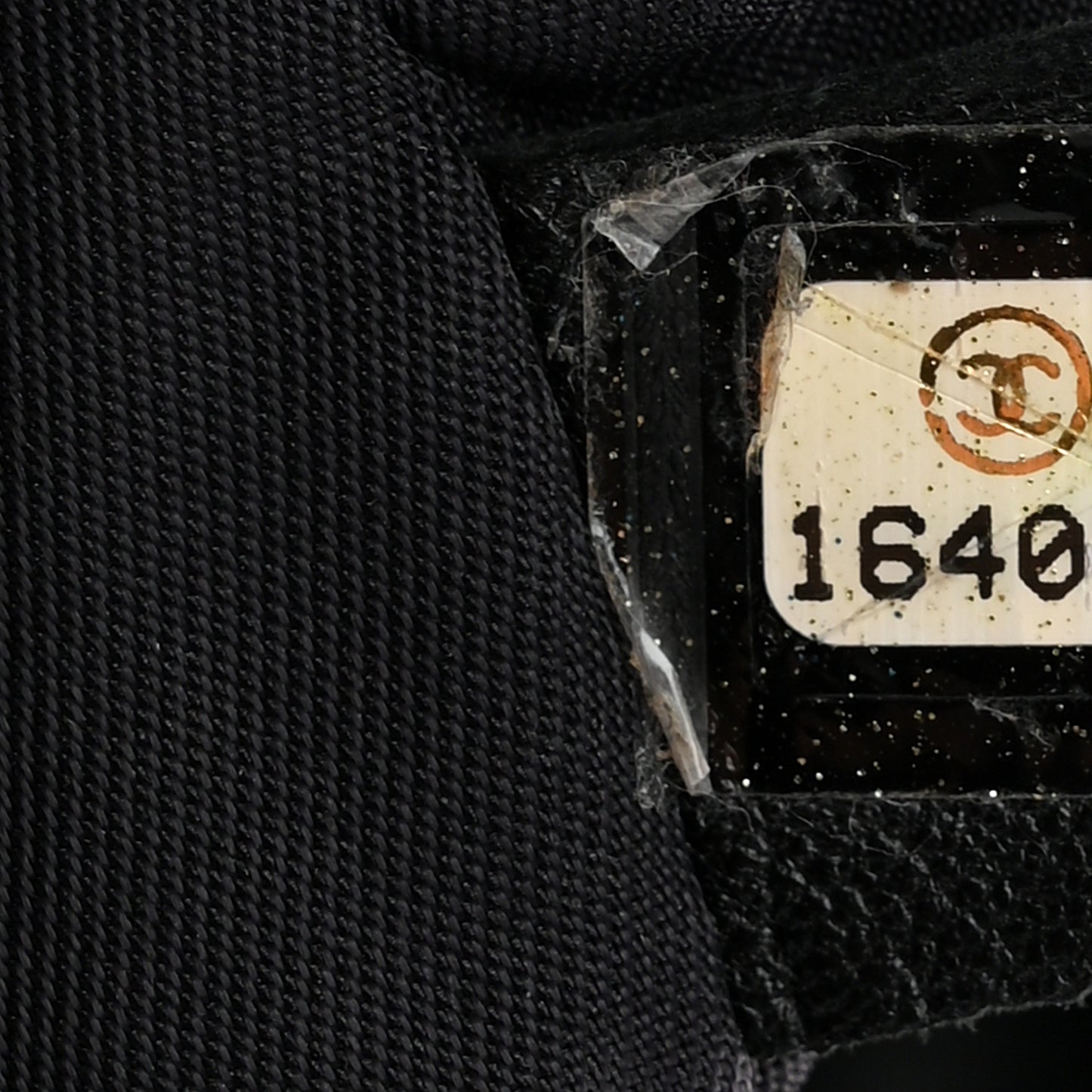 Coated Canvas Quilted Small Paris Biarritz Tote Black