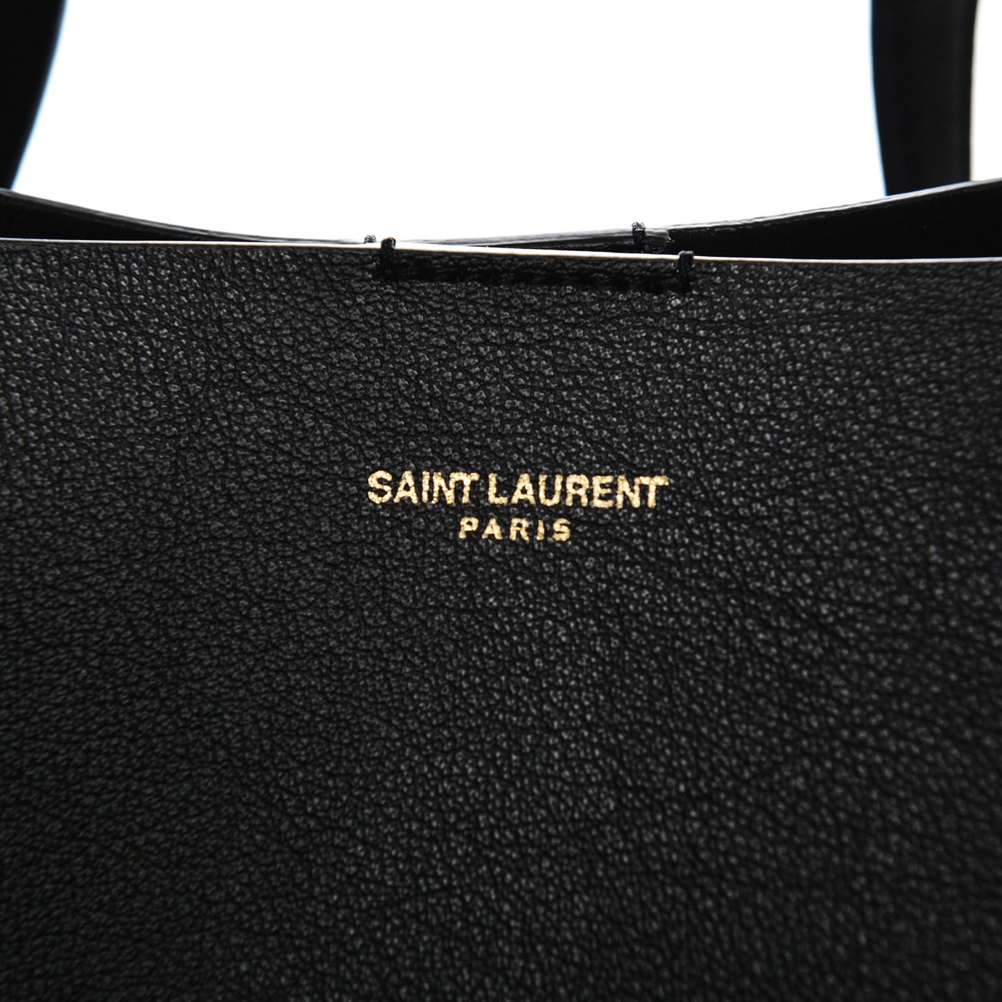 Calfskin Large Shopping Tote Black