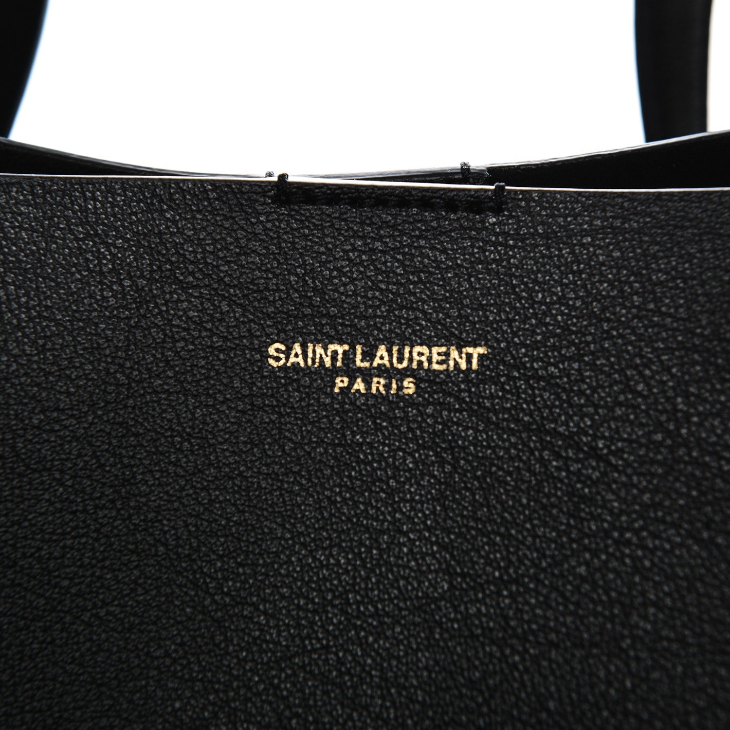 Saint Laurent Calfskin Large Shopping Tote Black 7 of 12