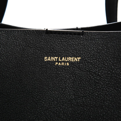 Saint Laurent Calfskin Large Shopping Tote Black 7 of 12