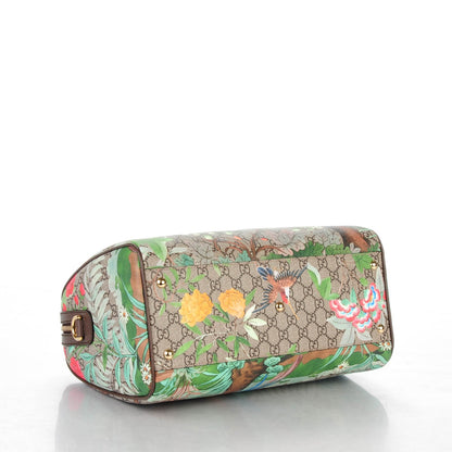Gucci GG Supreme Monogram Tian Medium Boston Beige Multicolor New Acero 4 of 7