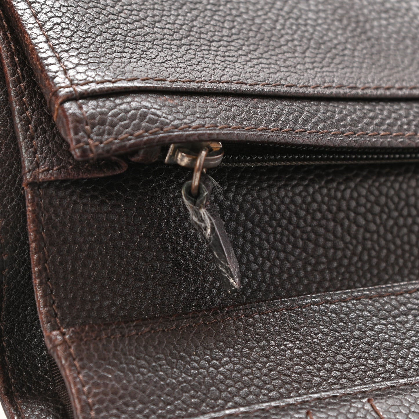 Caviar Timeless CC Yen Wallet Brown