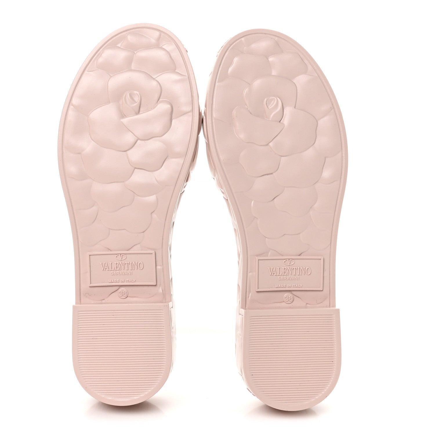 Valentino Garavani Rubber Atelier 03 Rose Edition 25/40mm Platform Slide Sandals 38 Rose Quartz 6 of 9
