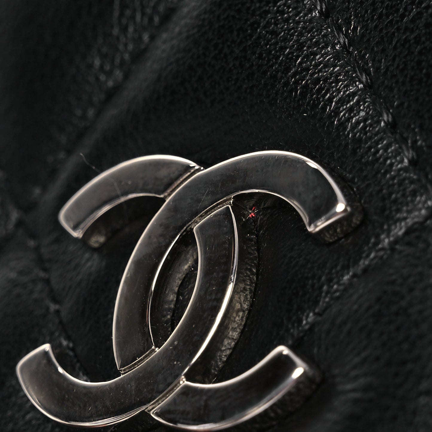 Lambskin Quilted Crossbody Bag Black