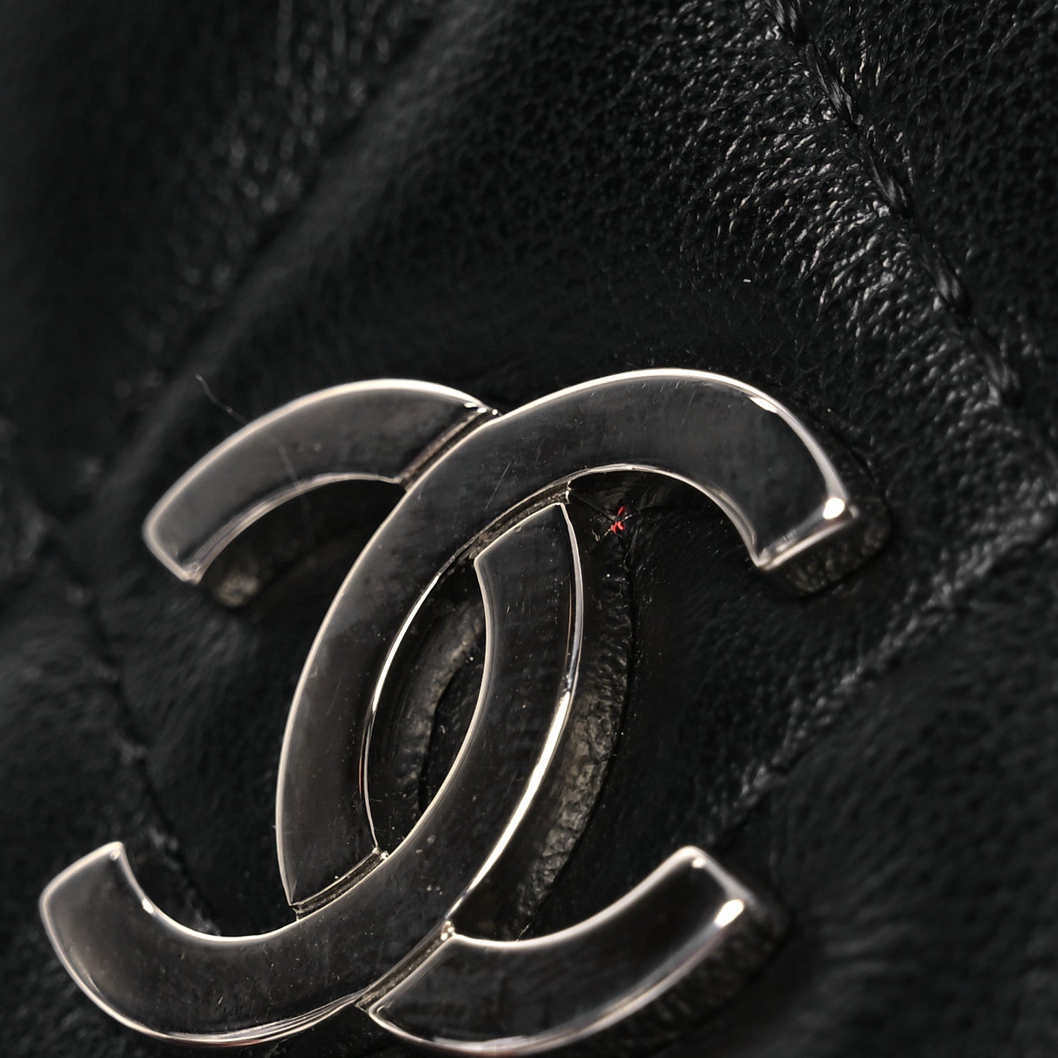 Chanel Lambskin Quilted Crossbody Bag Black 13 of 13