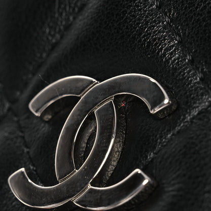 Chanel Lambskin Quilted Crossbody Bag Black 13 of 13