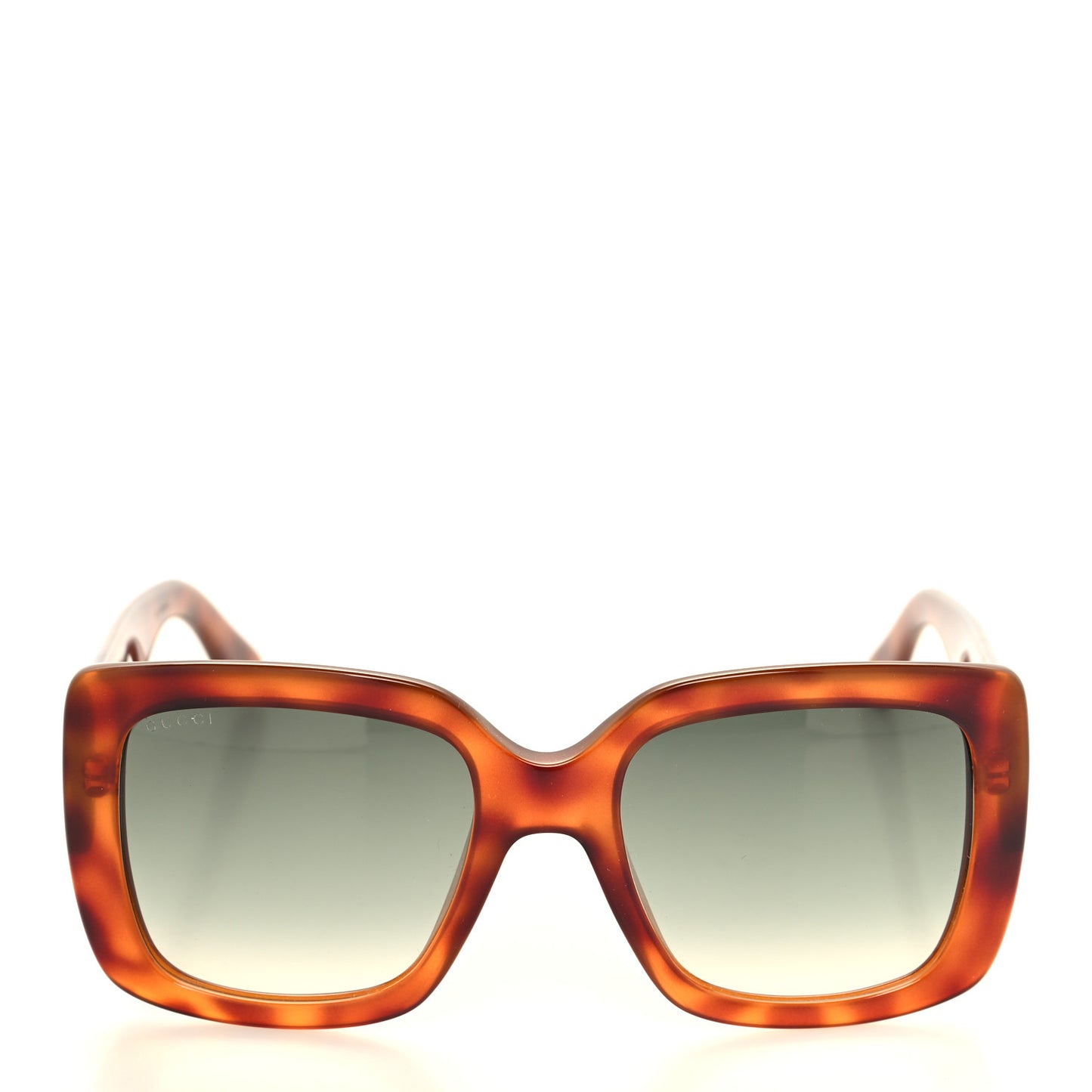 Acetate Square Frame Sunglasses GG0141S Tortoise