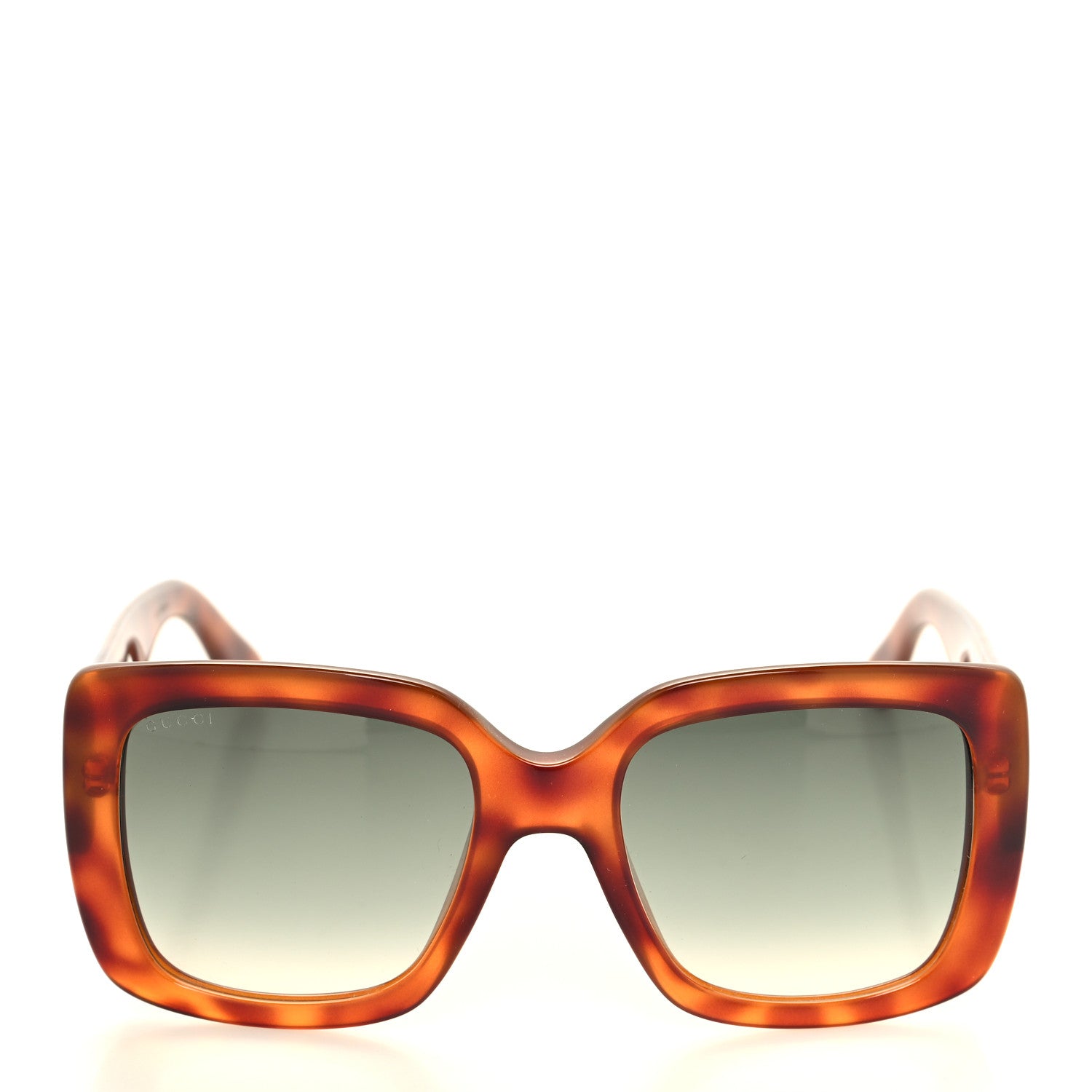 Gucci Acetate Square Frame Sunglasses GG0141S Tortoise 2 of 8