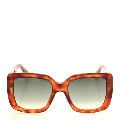 Gucci Acetate Square Frame Sunglasses GG0141S Tortoise 2 of 8
