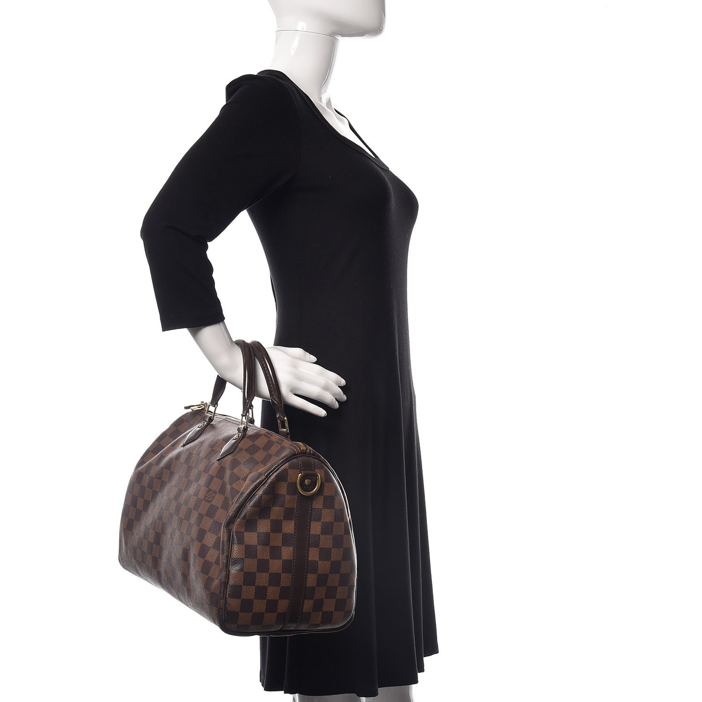Damier Ebene Speedy Bandouliere 35