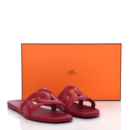 Hermes Rubber Aloha Sandals 37 Rose Baie 11 of 11